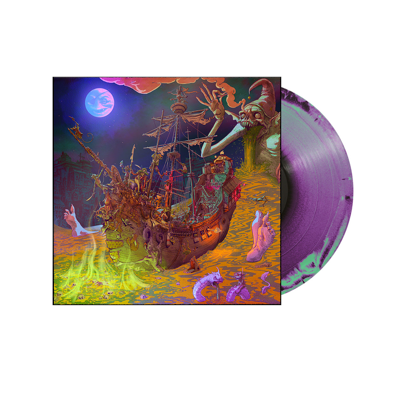 The Boiling Sea LP - Black Ice/Purple/Mint Variant (Limited Edition)
