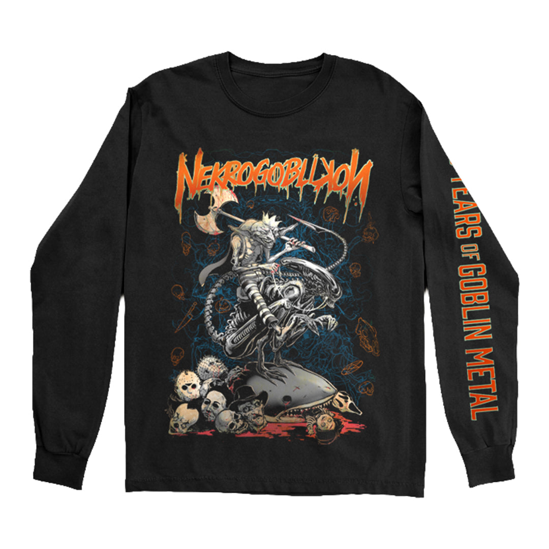 20 Years of Goblin Metal Horror Long Sleeve Tee