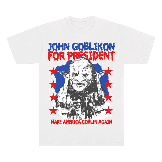 F U President Tee - White