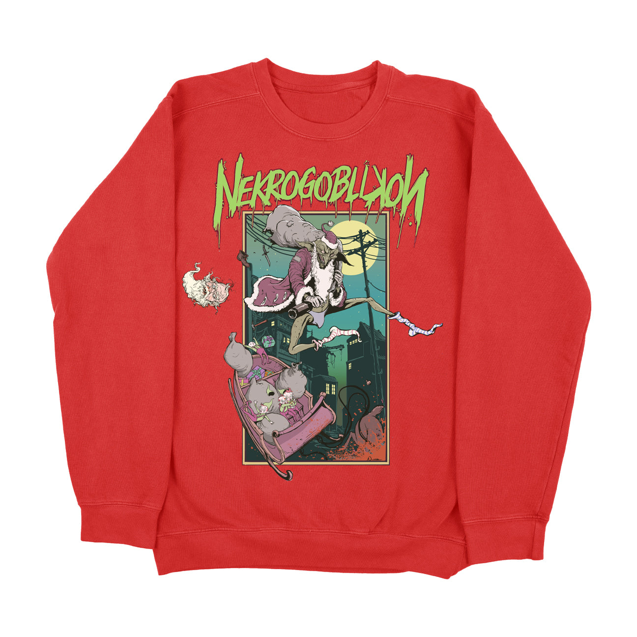 Goblin Sleigh Ride Crewneck Sweater