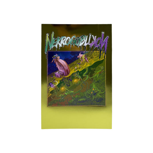 Nekro Spring Tour 2026 Gold Foil Poster