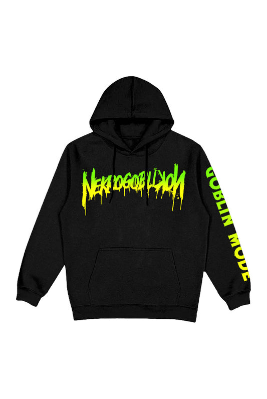 Neon Ombre Spring Tour Hoodie - Black