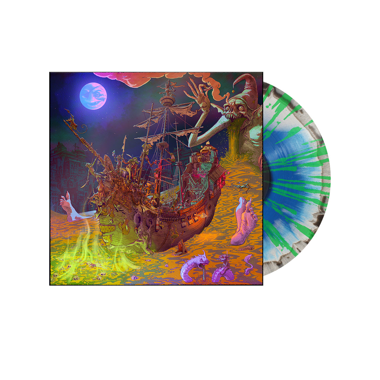 The Boiling Sea LP - Royal/Bone/Black/Green Variant (Limited Edition)