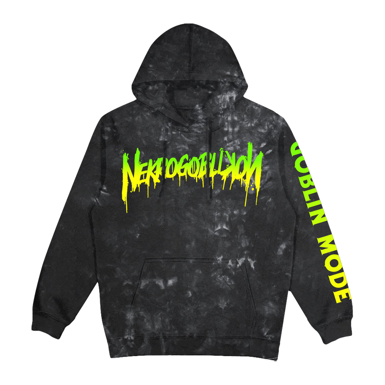 Neon Ombre Spring Tour Hoodie - Black Wash