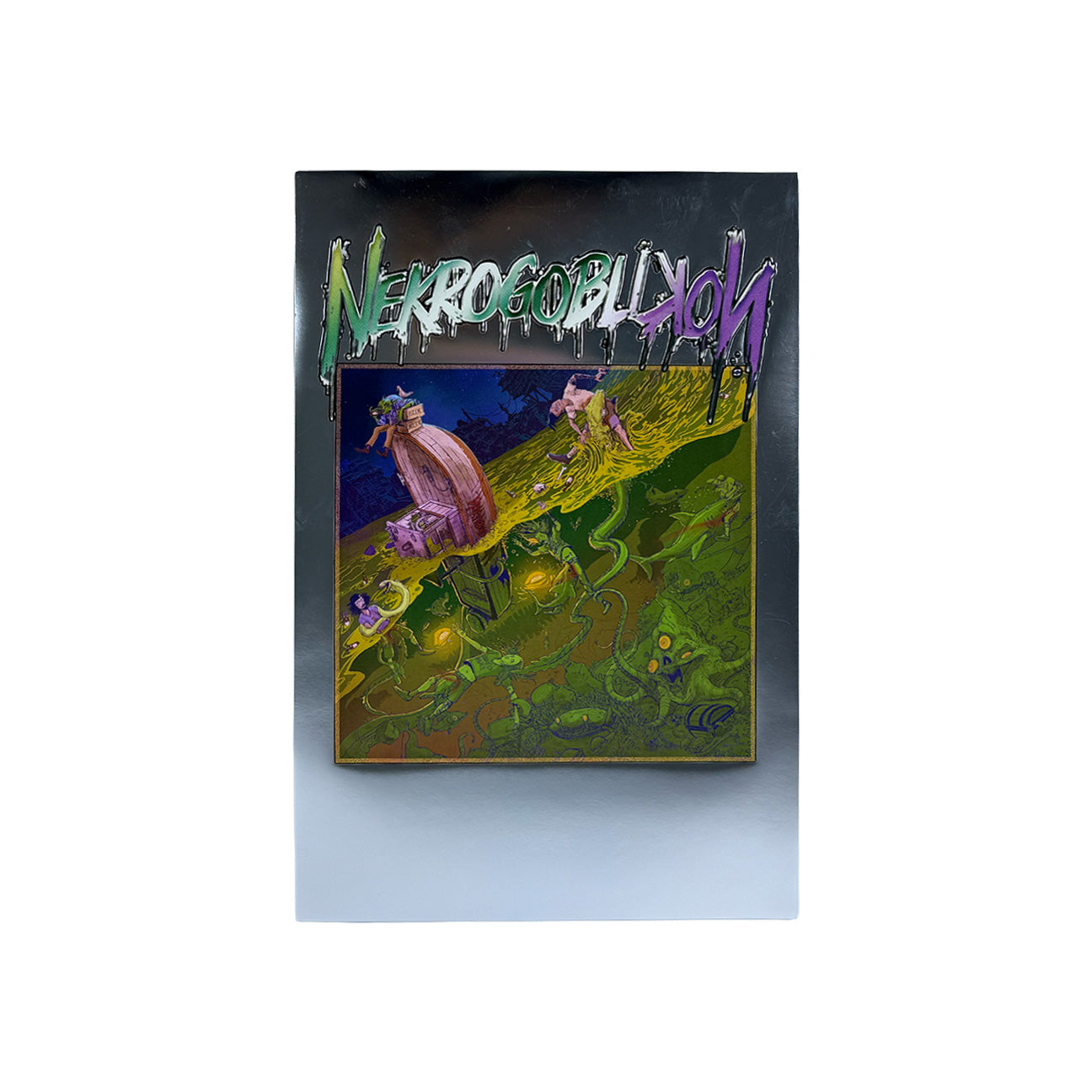 Nekro Spring Tour 2026 Silver Foil Poster