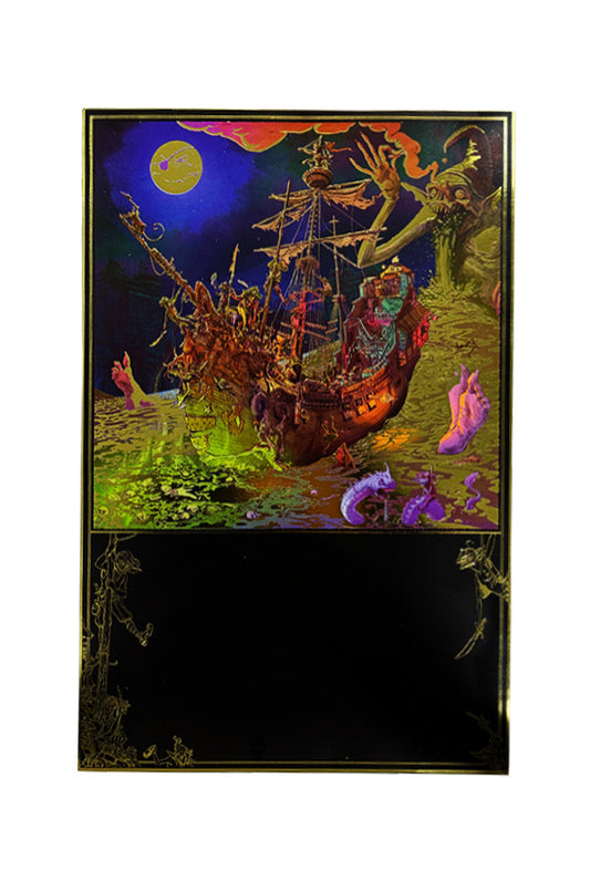 The Boiling Sea Gold Foil Poster