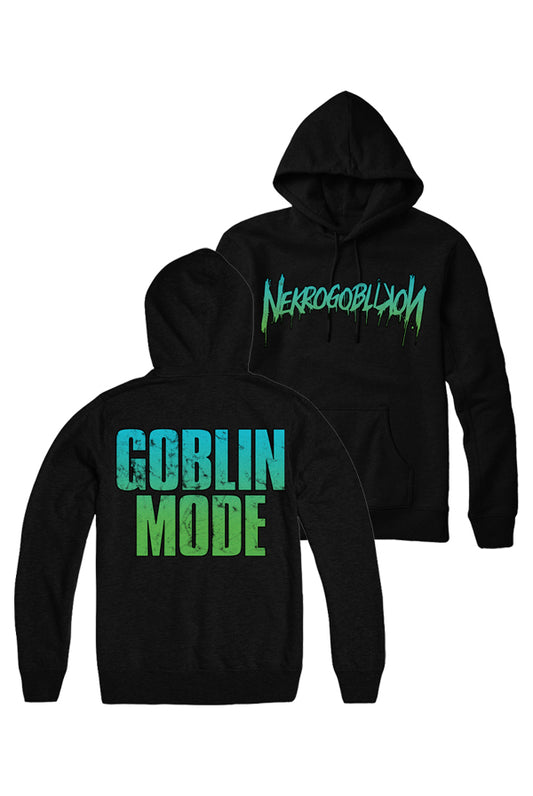 Goblin Mode Ombre Hoodie - Black